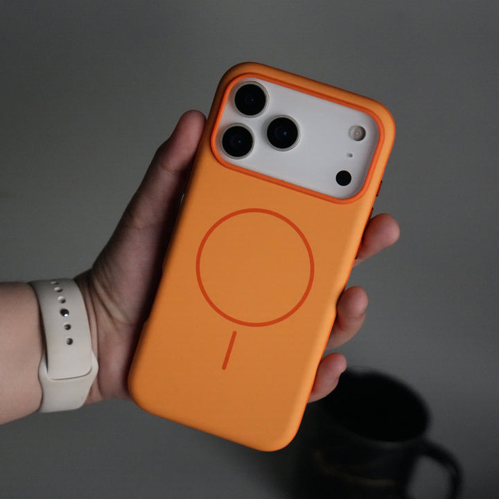 iPhone 17 Pro Soft Touch MagSafe Case | Matte Finish with Color Camera Frame