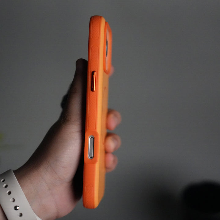 iPhone 17 Pro Max Soft Touch MagSafe Case | Matte Finish with Color Camera Frame