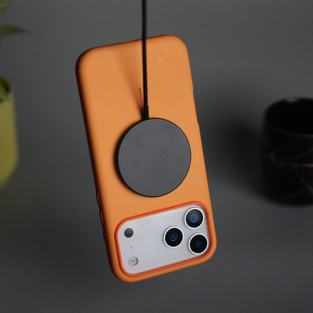 iPhone 17 Pro Soft Touch MagSafe Case | Matte Finish with Color Camera Frame