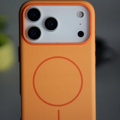 iPhone 17 Pro Max Soft Touch MagSafe Case | Matte Finish with Color Camera Frame