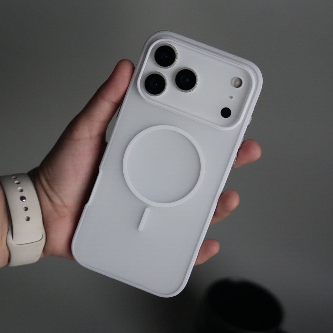 iPhone 17 Pro Max Soft Touch MagSafe Case | Matte Finish with Color Camera Frame