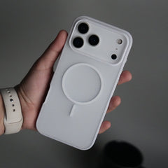 iPhone 17 Pro Max Soft Touch MagSafe Case | Matte Finish with Color Camera Frame