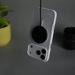 iPhone 17 Pro Max Soft Touch MagSafe Case | Matte Finish with Color Camera Frame