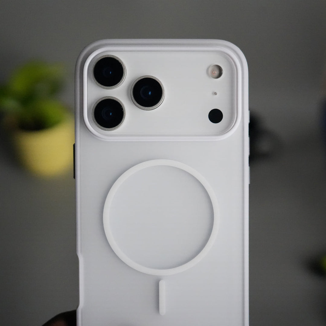 iPhone 17 Pro Soft Touch MagSafe Case | Matte Finish with Color Camera Frame