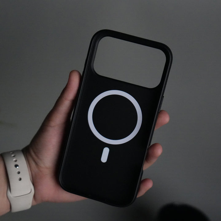 iPhone 17 Pro Max Soft Touch MagSafe Case | Matte Finish with Color Camera Frame