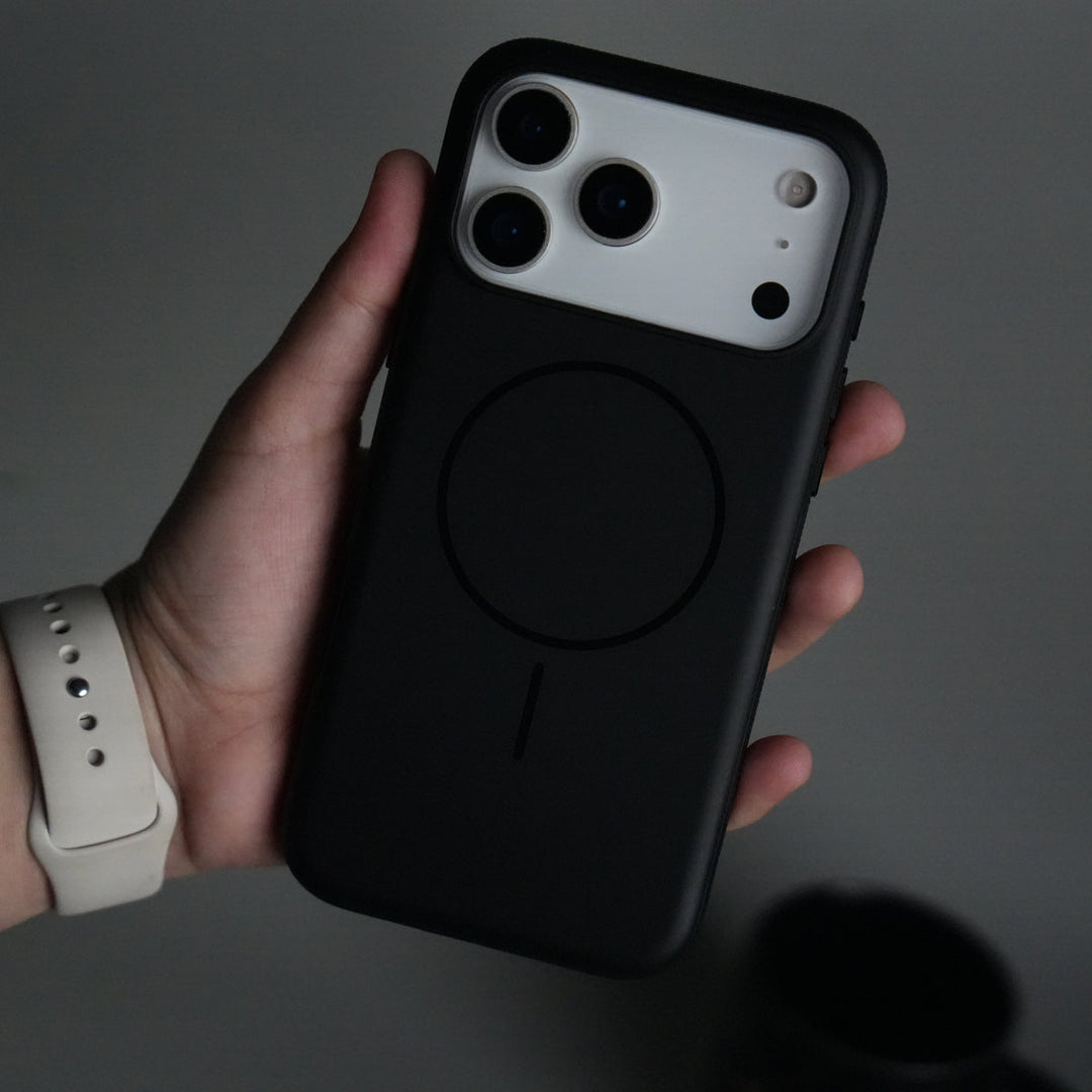 iPhone 17 Pro Max Soft Touch MagSafe Case | Matte Finish with Color Camera Frame