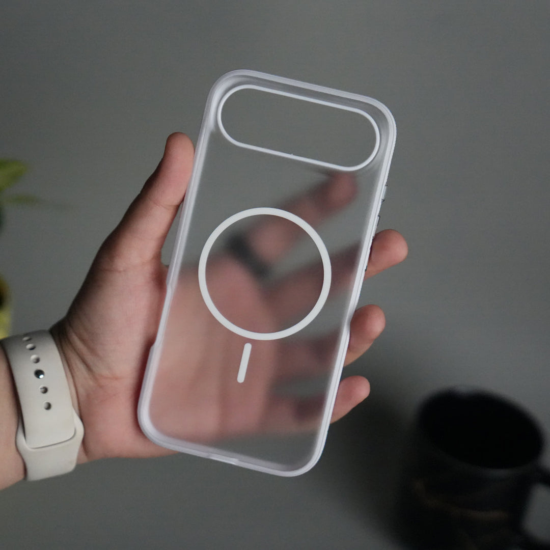 iPhone 17 Air Soft Touch MagSafe Case | Matte Finish with Color Camera Frame