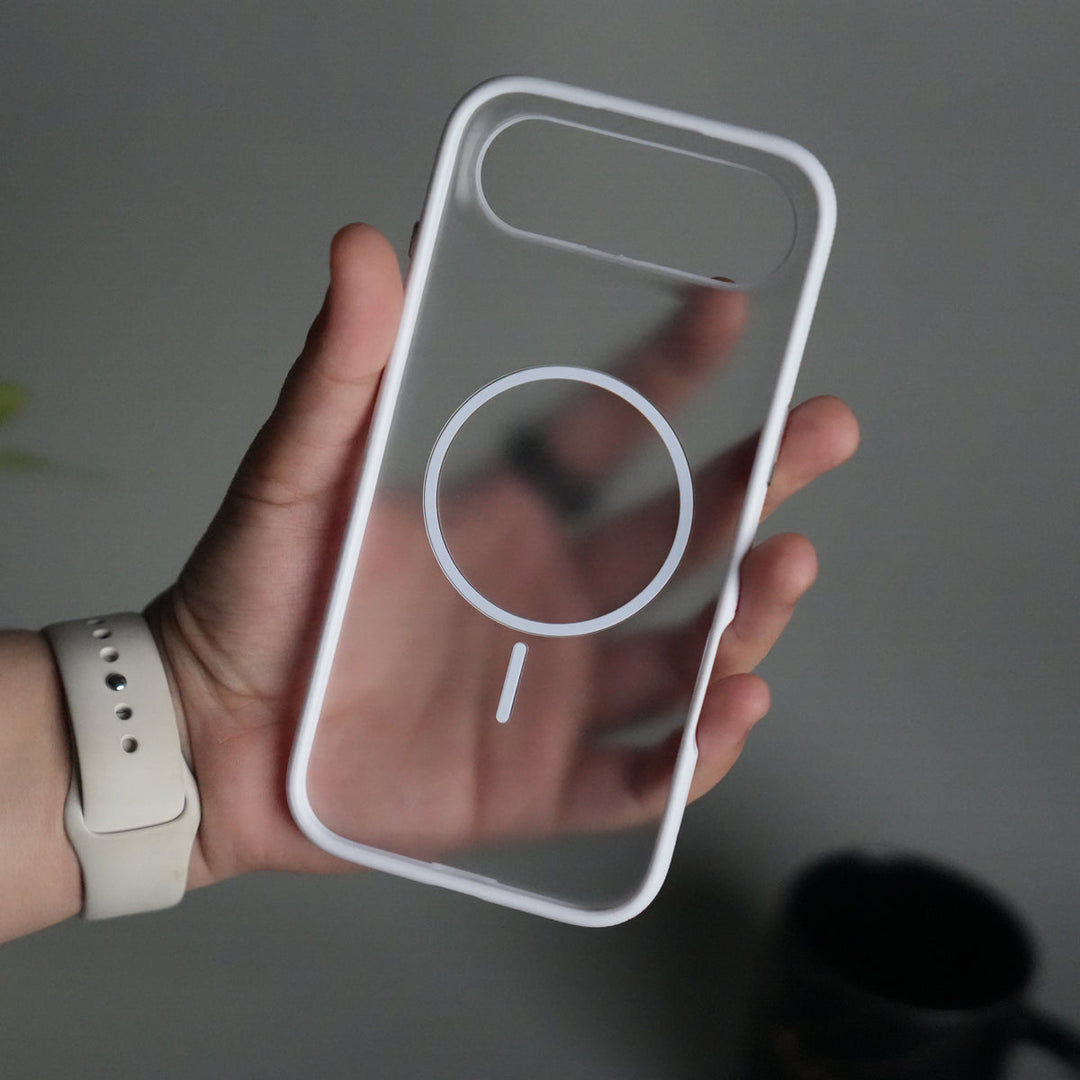 iPhone 17 Air Soft Touch MagSafe Case | Matte Finish with Color Camera Frame