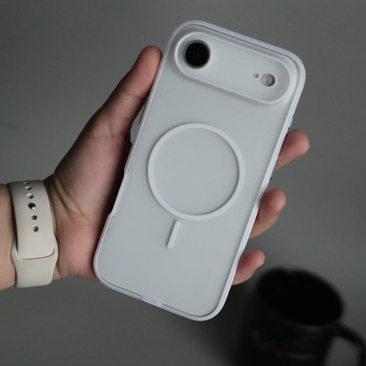 iPhone 17 Air Soft Touch MagSafe Case | Matte Finish with Color Camera Frame