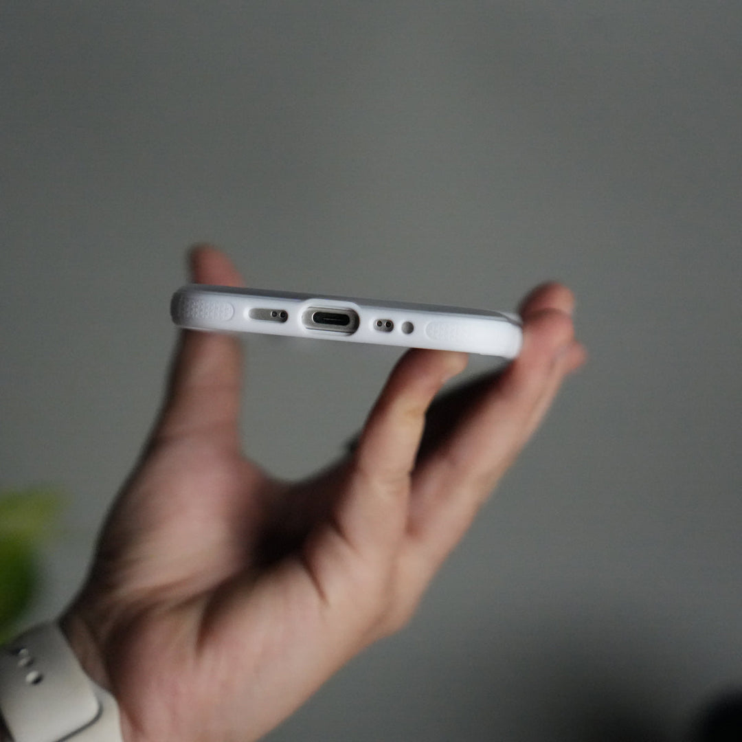 iPhone 17 Air Soft Touch MagSafe Case | Matte Finish with Color Camera Frame