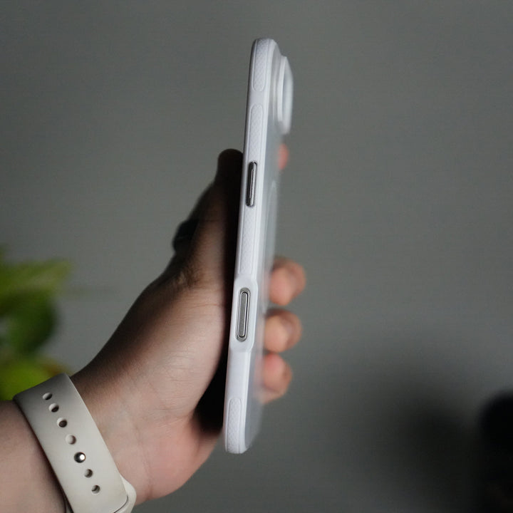 iPhone 17 Air Soft Touch MagSafe Case | Matte Finish with Color Camera Frame