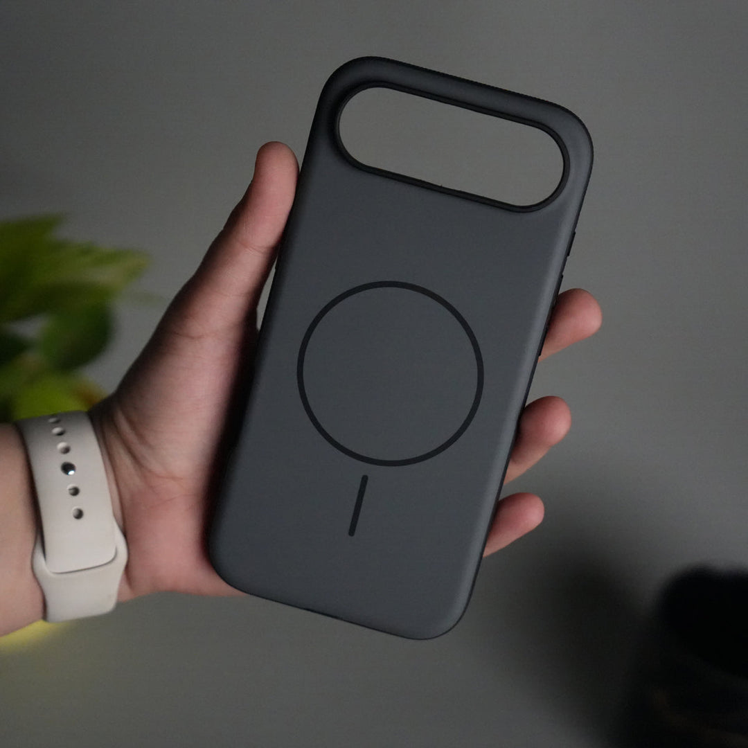 iPhone 17 Air Soft Touch MagSafe Case | Matte Finish with Color Camera Frame