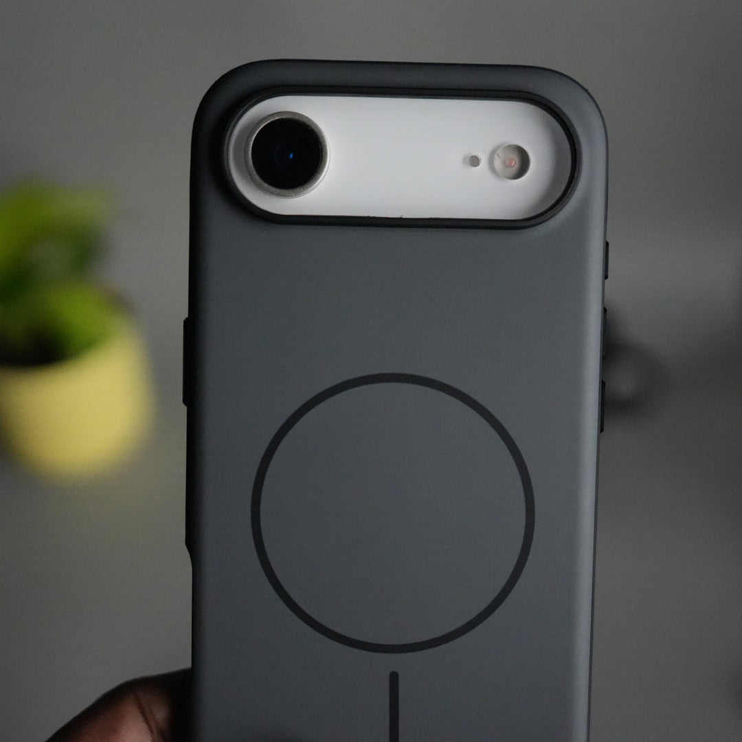 iPhone 17 Air Soft Touch MagSafe Case | Matte Finish with Color Camera Frame