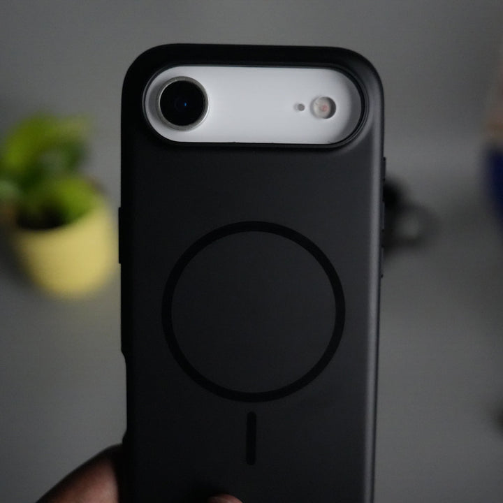 iPhone 17 Air Soft Touch MagSafe Case | Matte Finish with Color Camera Frame