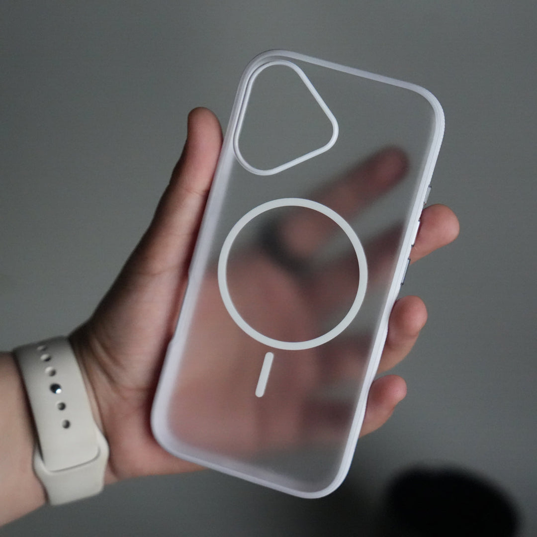 iPhone 17 Soft Touch MagSafe Case | Matte Finish with Color Camera Frame