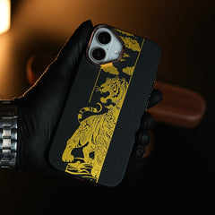 Royal Gold Tiger Edition Magsafe Case for iPhone 17