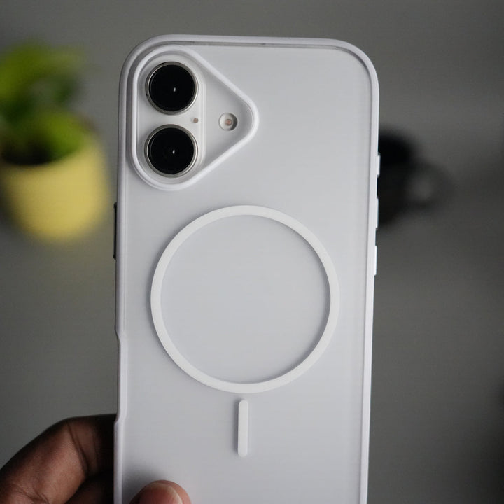 iPhone 17 Soft Touch MagSafe Case | Matte Finish with Color Camera Frame