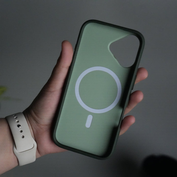 iPhone 17 Soft Touch MagSafe Case | Matte Finish with Color Camera Frame