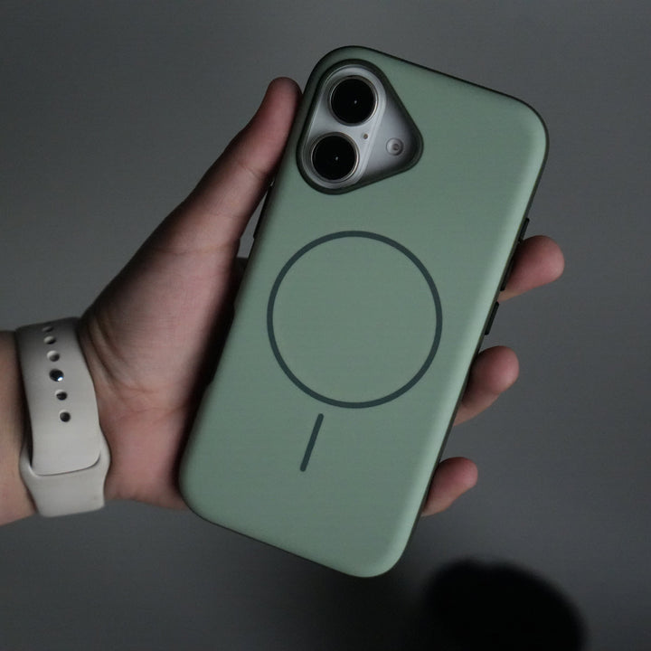 iPhone 17 Soft Touch MagSafe Case | Matte Finish with Color Camera Frame