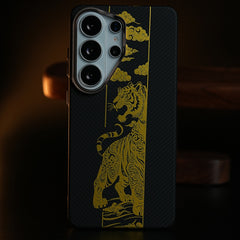 Royal Gold Tiger Edition Magsafe Case For Galaxy Ultra Series