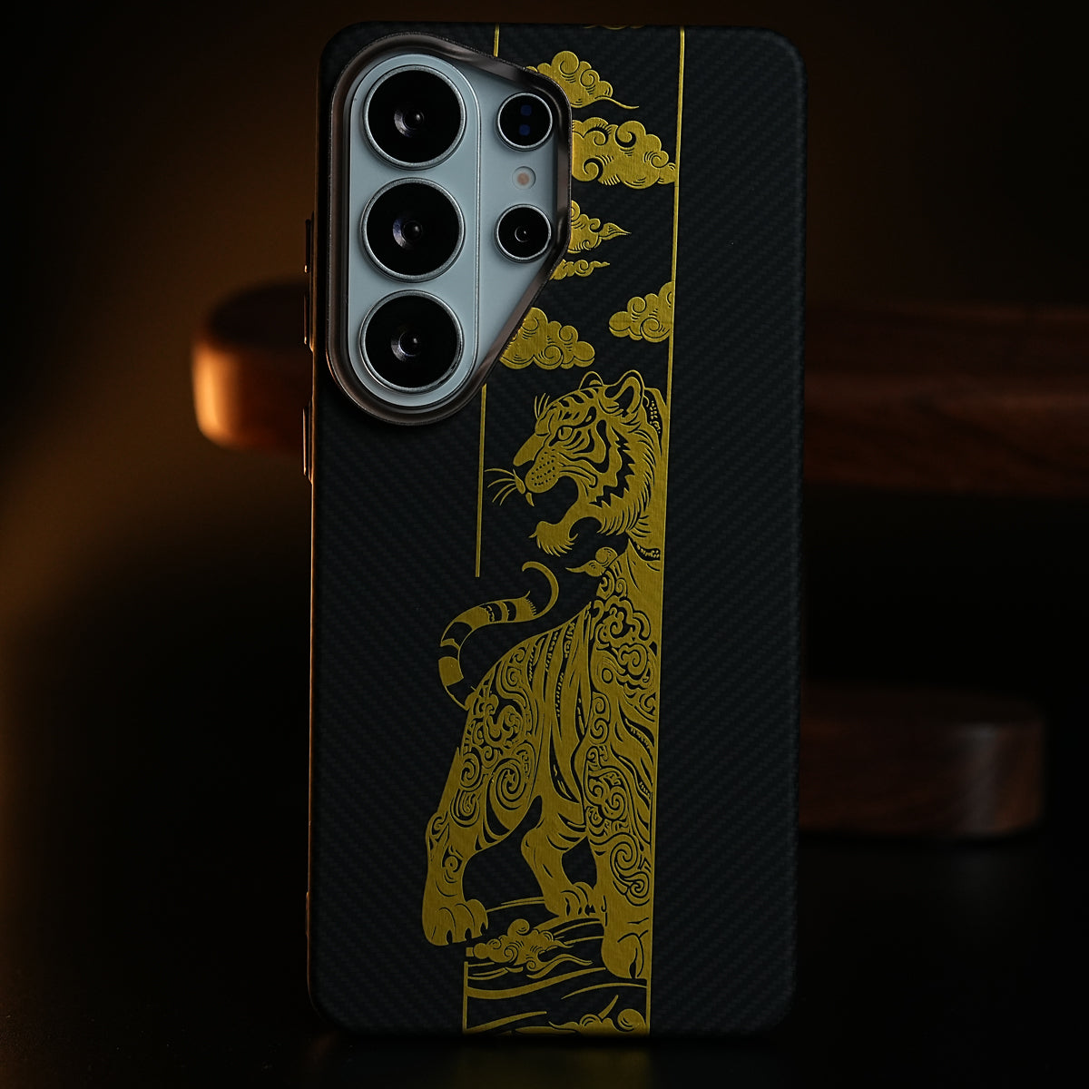 Royal Gold Tiger Edition Magsafe Case For Galaxy Ultra Series
