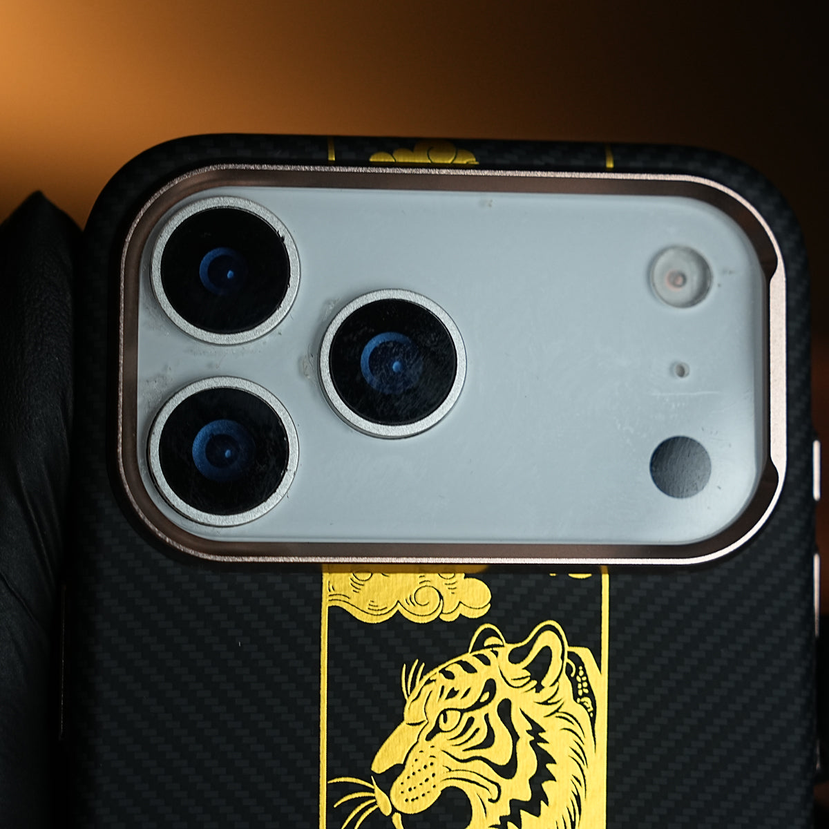 Royal Gold Tiger Edition Magsafe Case for iPhone 17 Series