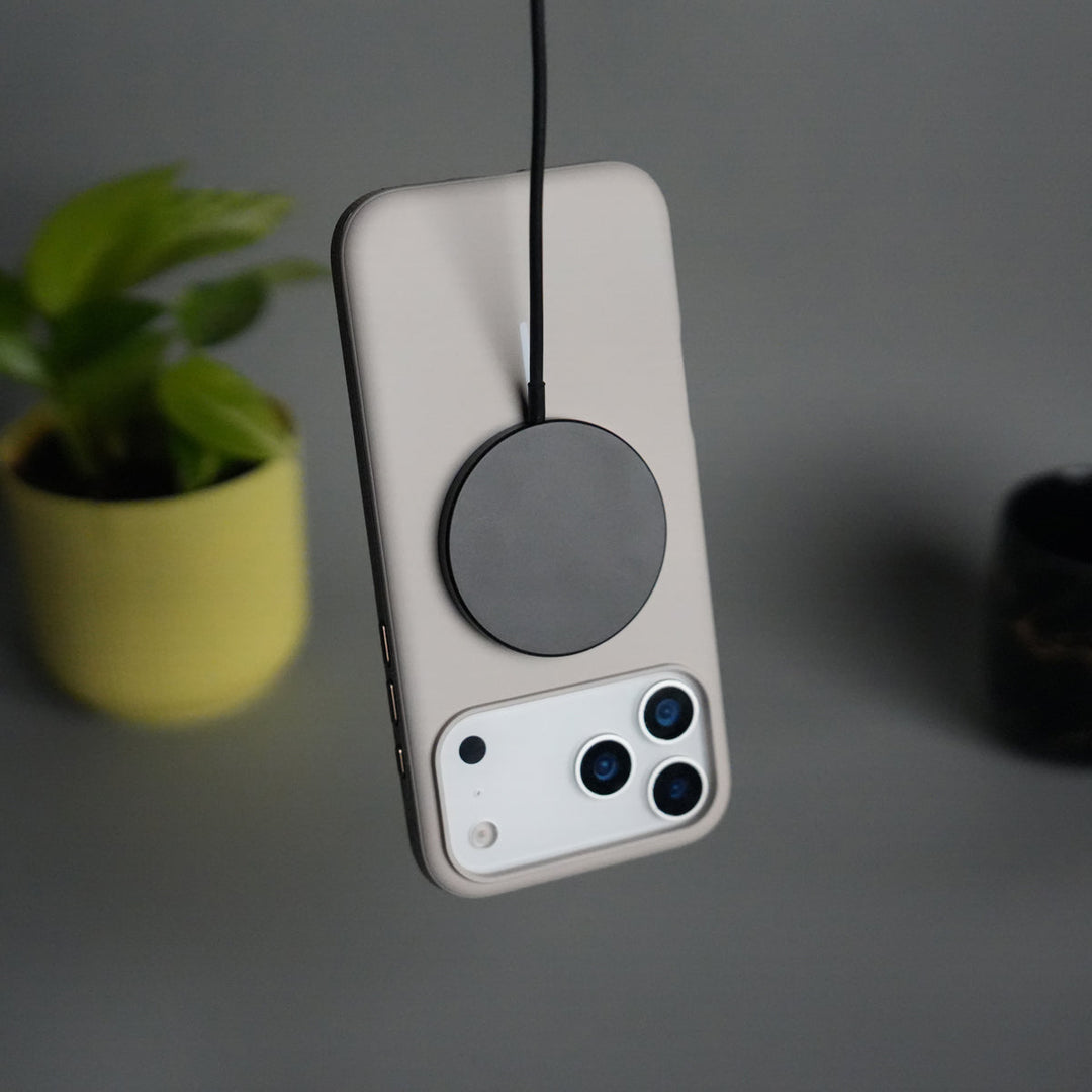 iPhone 17 Pro Max Soft Touch MagSafe Case | Matte Finish | Titanium Gray