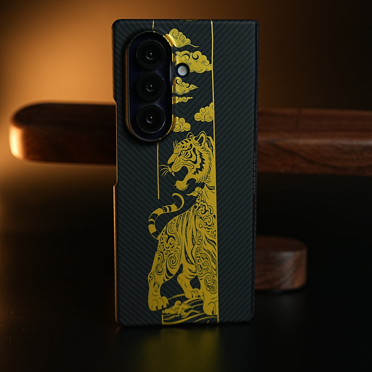Royal Gold Tiger Edition Magsafe Case For Galaxy Z Fold 7