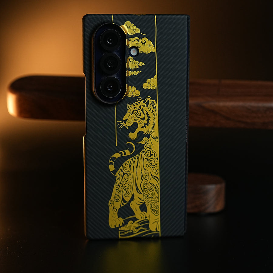 Royal Gold Tiger Edition Magsafe Case For Galaxy Z Fold 7