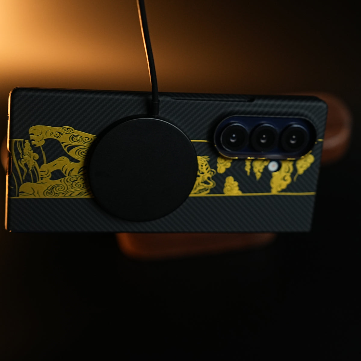 Royal Gold Tiger Edition Magsafe Case For Galaxy Z Fold 7
