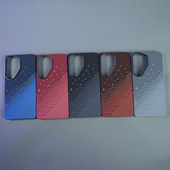 Galaxy Ultra Series Premium Pixel Gradient MagSafe Case with Metal Camera Frame