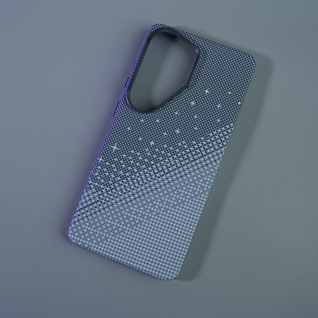 Galaxy Ultra Series Premium Pixel Gradient MagSafe Case with Metal Camera Frame