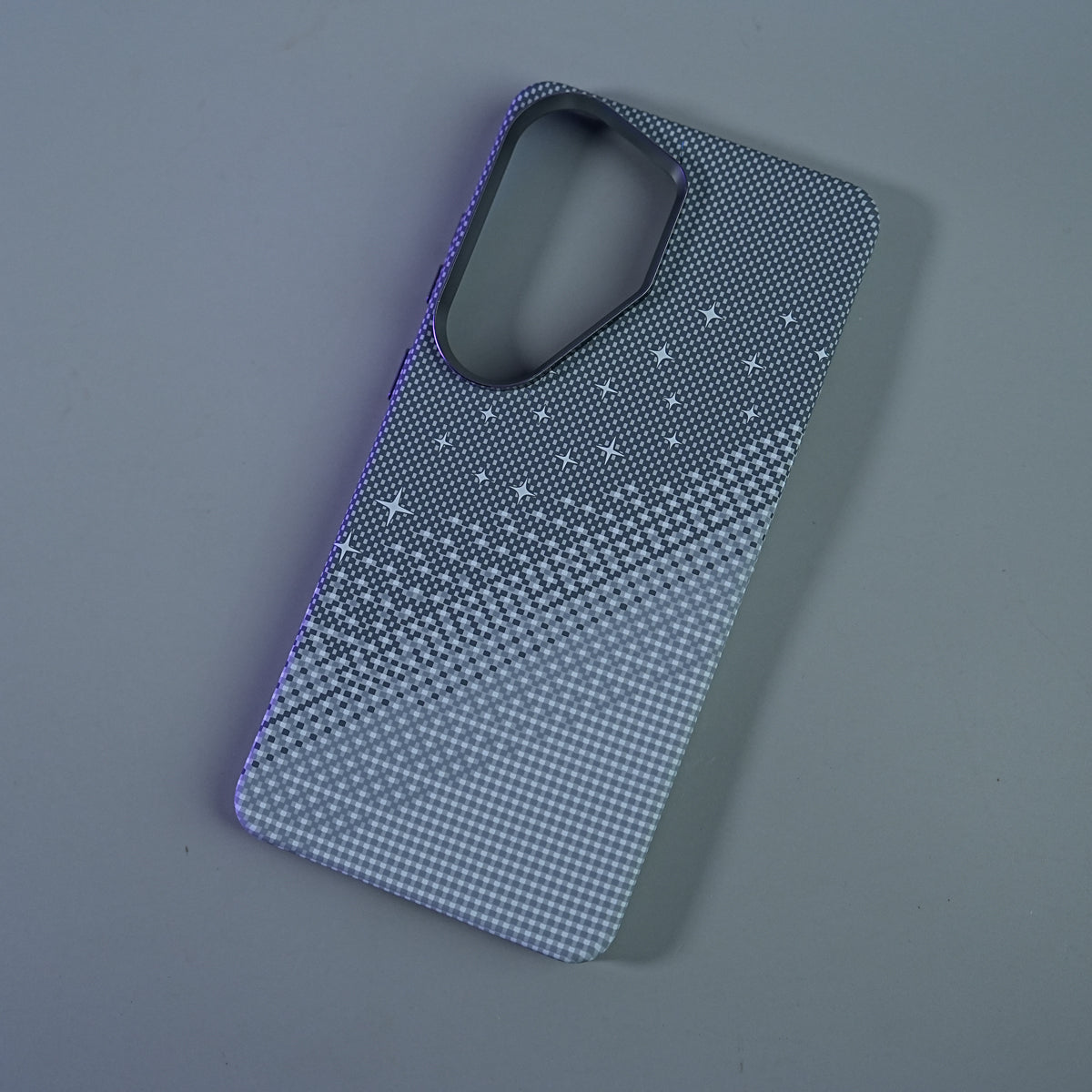 Galaxy Ultra Series Premium Pixel Gradient MagSafe Case with Metal Camera Frame
