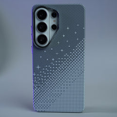 Galaxy Ultra Series Premium Pixel Gradient MagSafe Case with Metal Camera Frame