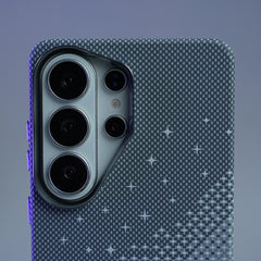 Galaxy Ultra Series Premium Pixel Gradient MagSafe Case with Metal Camera Frame