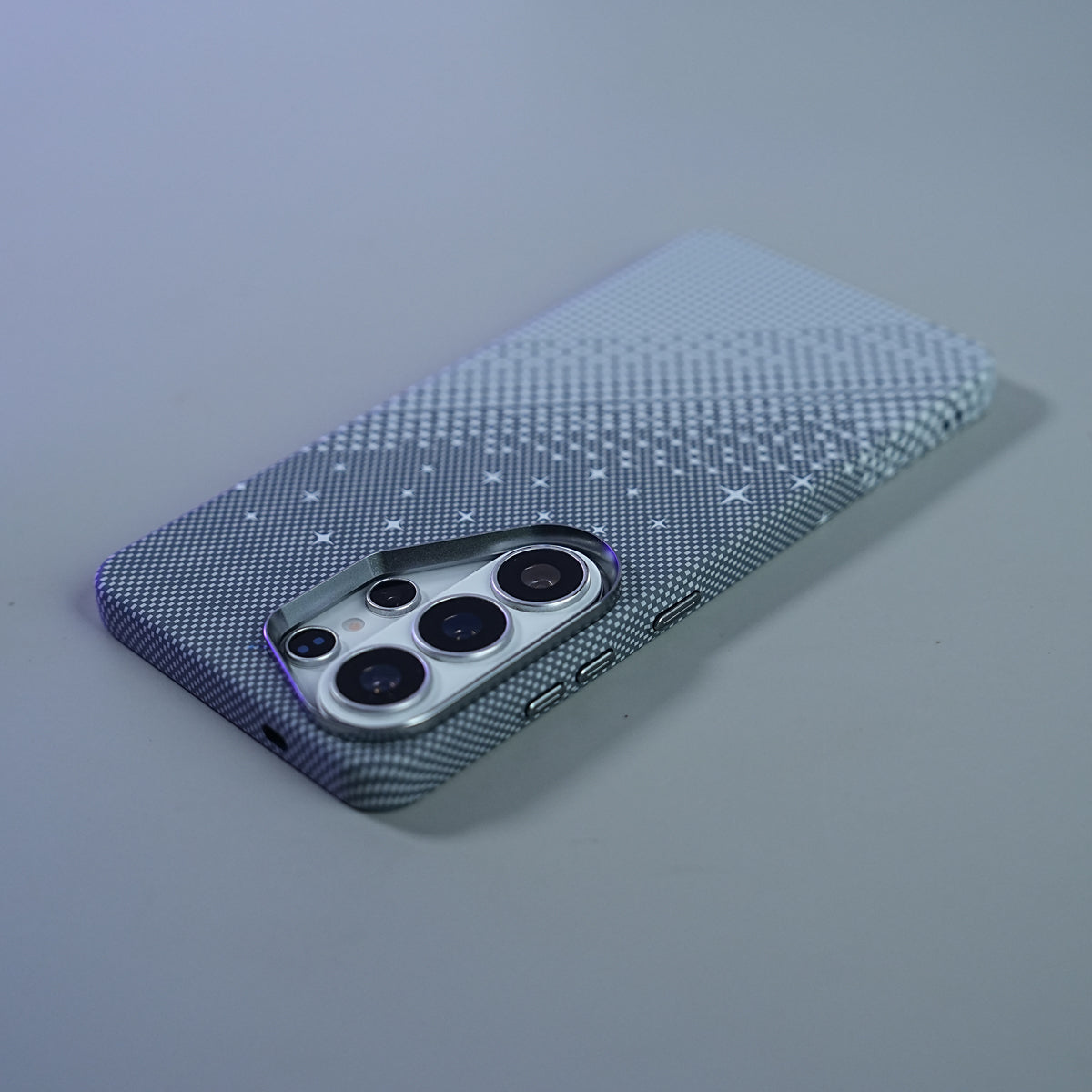 Galaxy Ultra Series Premium Pixel Gradient MagSafe Case with Metal Camera Frame