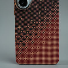 Galaxy Ultra Series Premium Pixel Gradient MagSafe Case with Metal Camera Frame