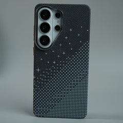 Galaxy Ultra Series Premium Pixel Gradient MagSafe Case with Metal Camera Frame