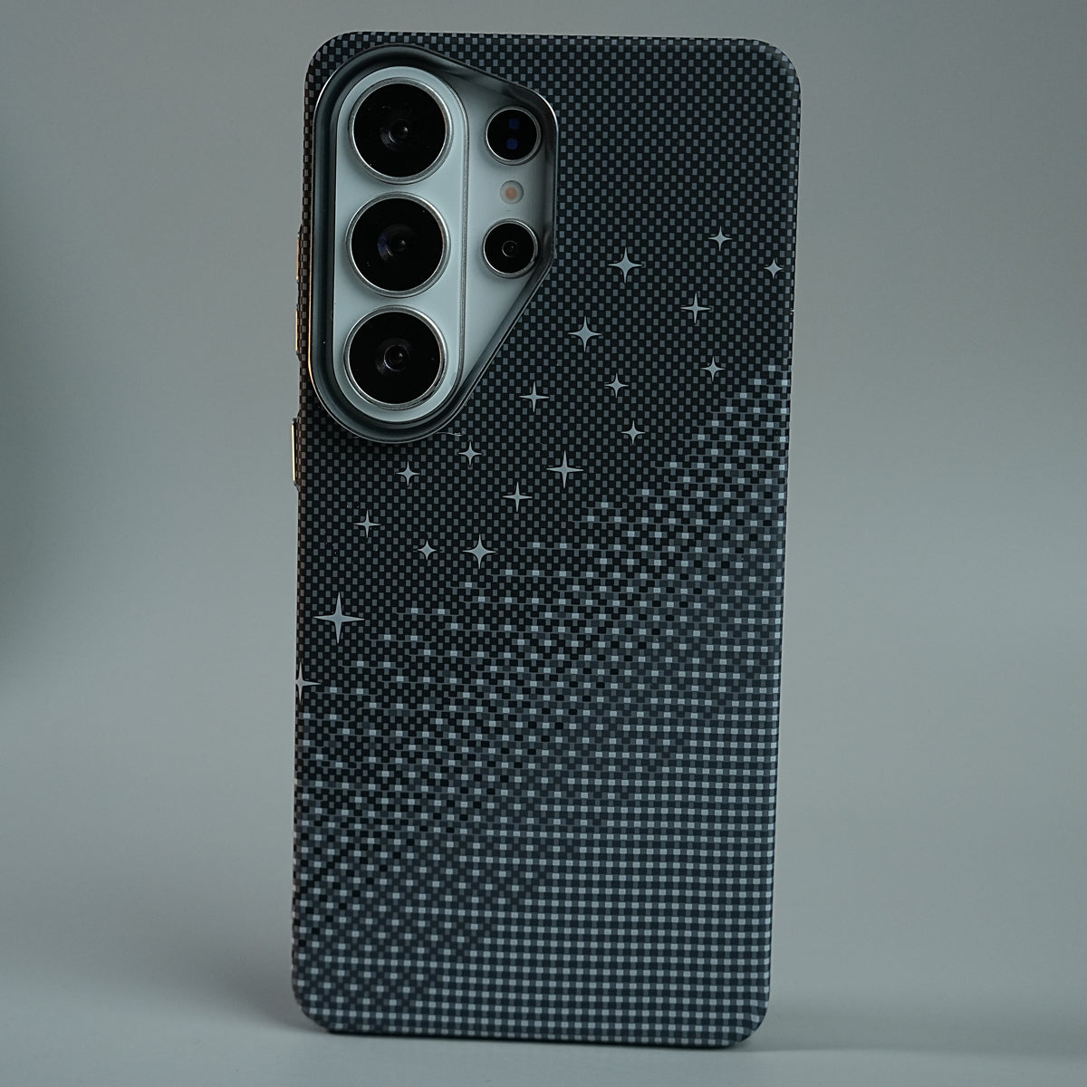 Galaxy Ultra Series Premium Pixel Gradient MagSafe Case with Metal Camera Frame
