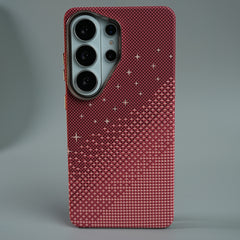 Galaxy Ultra Series Premium Pixel Gradient MagSafe Case with Metal Camera Frame