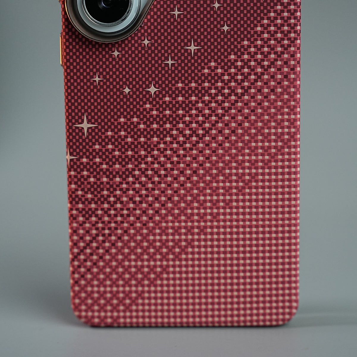 Galaxy Ultra Series Premium Pixel Gradient MagSafe Case with Metal Camera Frame