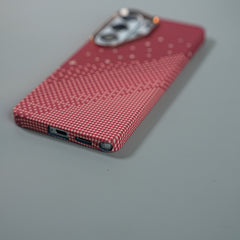 Galaxy Ultra Series Premium Pixel Gradient MagSafe Case with Metal Camera Frame