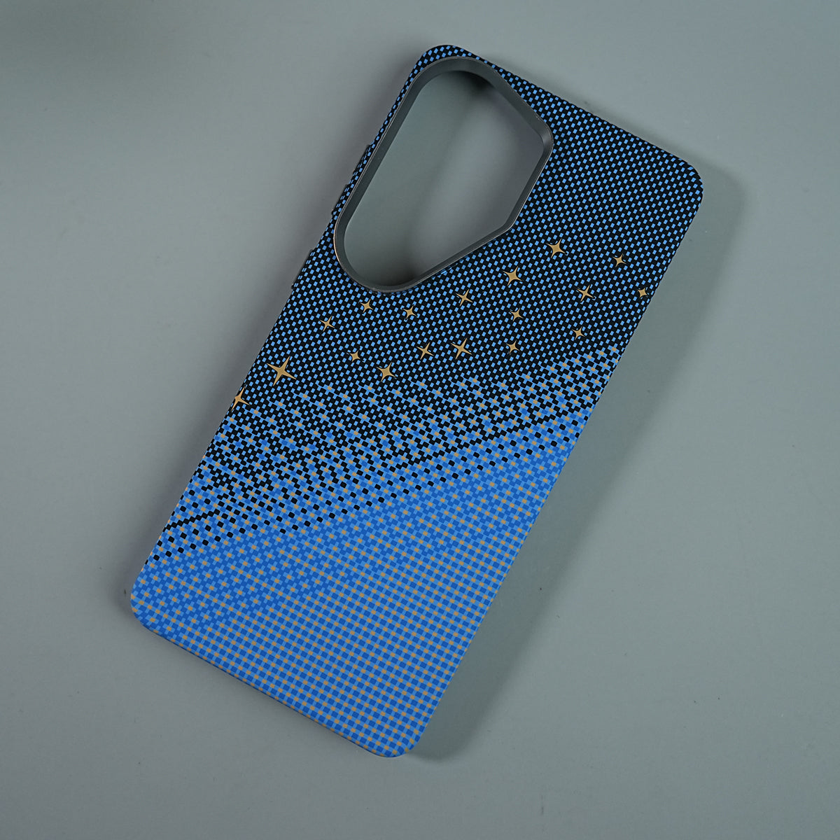 Galaxy Ultra Series Premium Pixel Gradient MagSafe Case with Metal Camera Frame