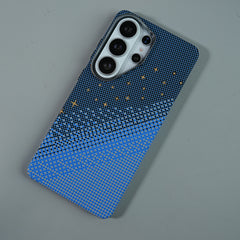 Galaxy Ultra Series Premium Pixel Gradient MagSafe Case with Metal Camera Frame