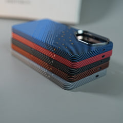 Galaxy Ultra Series Premium Pixel Gradient MagSafe Case with Metal Camera Frame