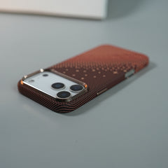 iPhone 17 Series Premium Pixel Gradient MagSafe Case with Metal Camera Frame