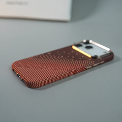 iPhone 17 Series Premium Pixel Gradient MagSafe Case with Metal Camera Frame