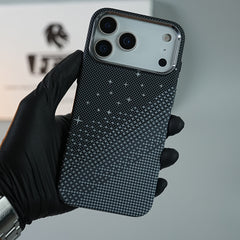 iPhone 17 Series Premium Pixel Gradient MagSafe Case with Metal Camera Frame