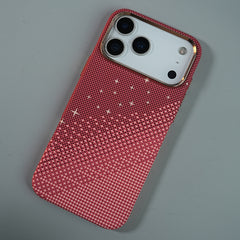 iPhone 17 Series Premium Pixel Gradient MagSafe Case with Metal Camera Frame