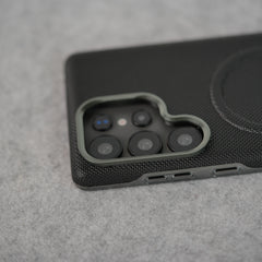Samsung Galaxy Ultra Series Shiny Dotted MagSafe Cover With Metal Camera Bump